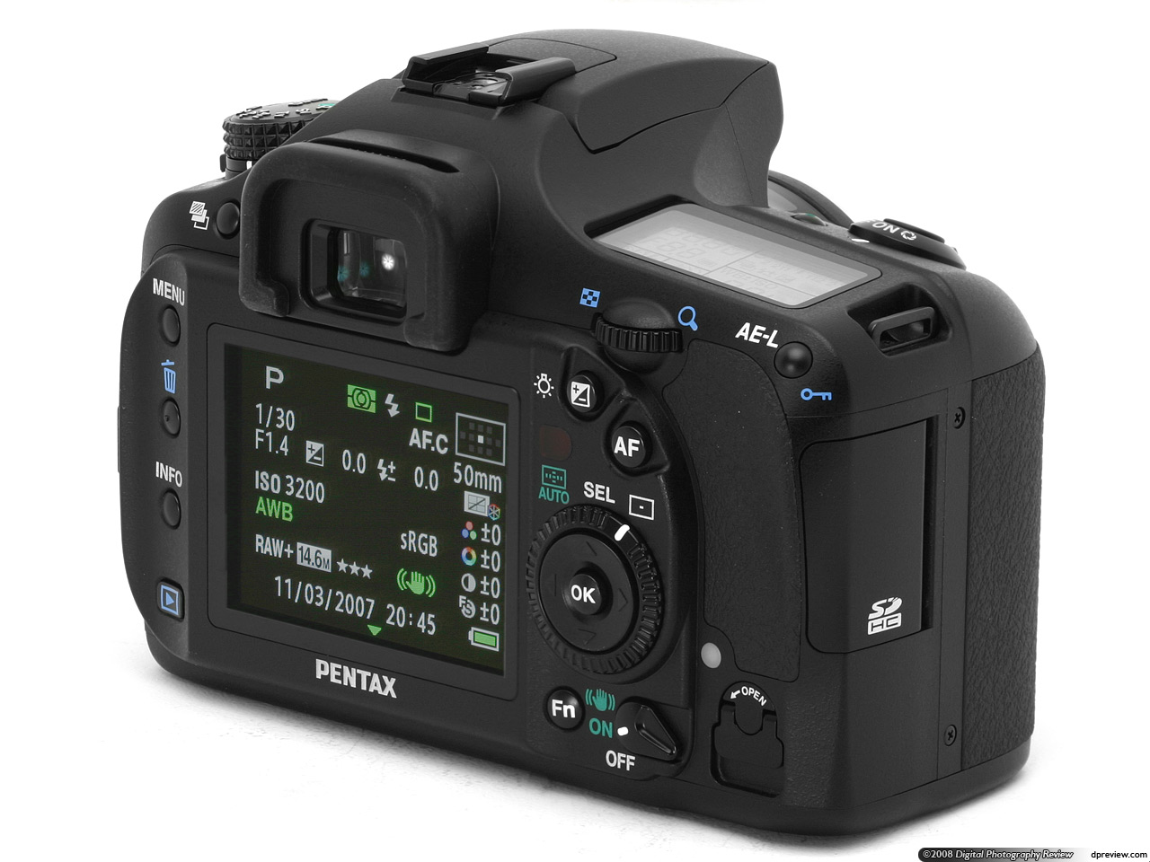 Pentax K20
